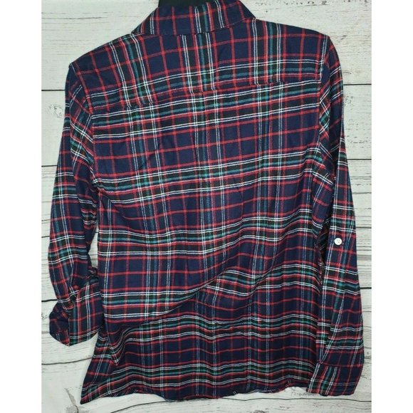 Roebuck & Co Woman Medium Button Long Sleeve Shirt - Picture 4 of 6